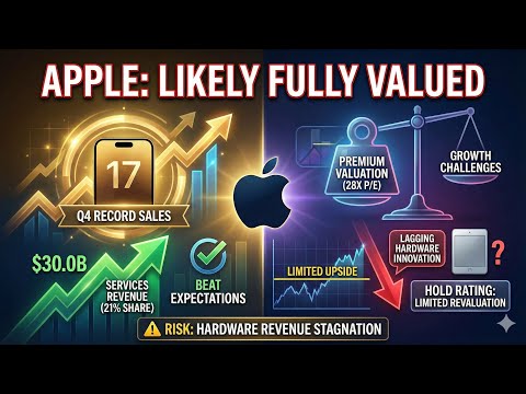 APPL, Apple: Likely Fully Valued