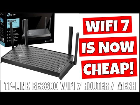 Cheapest WIFI 7 Router TP Link Archer BE3600 BE230 With 2.5G Ethernet Ports