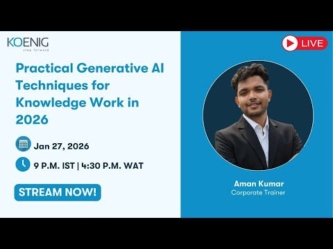 Practical Generative AI Techniques for Knowledge Work in 2026