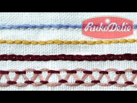 Декоративные Швы | Часть 1📌 Строчные