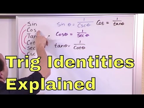 Lesson 1 - Basic Trig Identities Involving Sin, Cos, and Tan