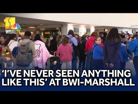 'I've never seen anything like this': Wait times are hours long