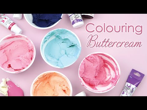 How To Colour Your Buttercream Like A PRO - Cake Decorating Tutorial