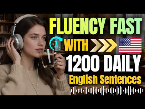 Boost Your Fluency Fast with 1200 Daily English Sentences (Shadowing Practice)
