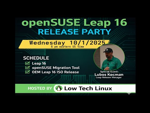 openSUSE Leap 16 Release Party