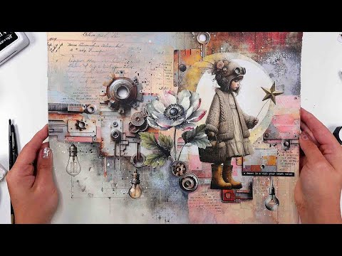 Collage in tiles - industrial edition