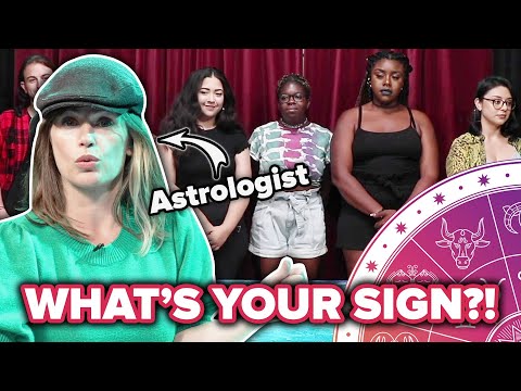 Astrologers Guess People's Zodiac Signs Out Of A Lineup • Part 1