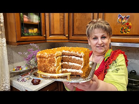 Теперь вы будете готовить коржи только так. Торт Медовик. Без раскатки коржей!