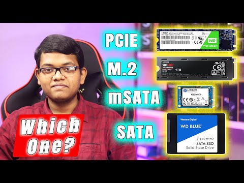 PCIE Vs M.2 Vs NVME Vs mSATA Vs SATA SSD: Choose Wisely (Hindi)