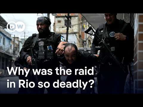 Death toll of police operation in Rio de Janeiro rises to over 130 | DW News