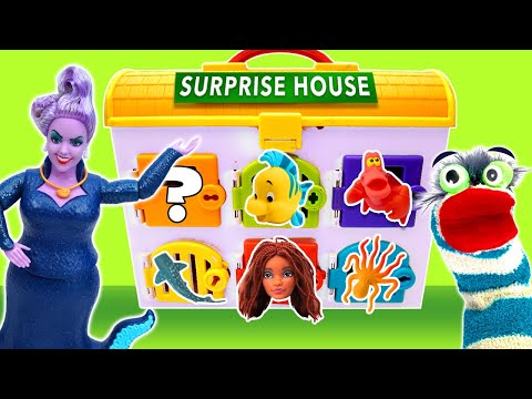 Fizzy Magical Doors VS Disney's Little Mermaid Ursula And Three Eye | Fun Stories For Kids