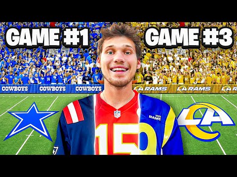 Going to 3 NFL Games in 24 hours