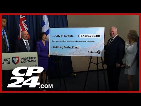 Toronto receives $67M from province for meeting housing targets