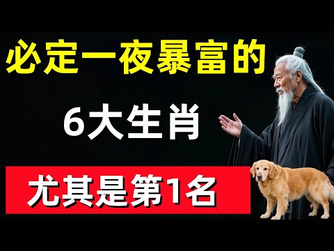 大吉兆！12月一到，這6大生肖必發一筆橫財！必定一夜暴富，彩票中獎、投資翻倍！尤其第1名一定要買！轉發給家人一起沖！#修行思維 #修行 #福報 #禪 #道德經 #覺醒 #開悟 #禅修
