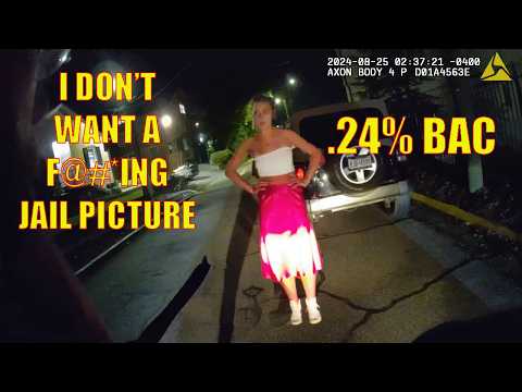 Drunk 20-Year-Old Tells Officer She Doesn't Want A F$%^ing Mugshot
