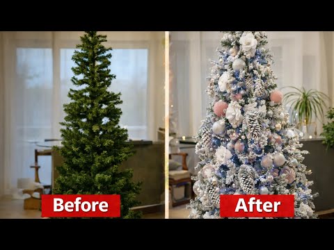 We wanted to throw this Christmas tree away… but decided to transform it 🎄✨