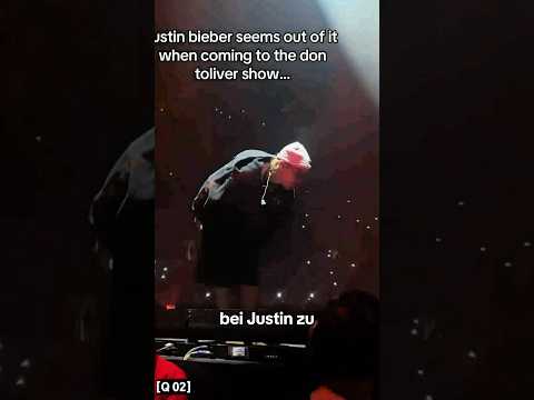 Hat Justin Probleme sich aufzurichten? #auftritt #justinbieber