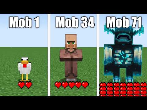 I Played Minecraft as Every Mob!
