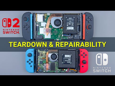 Nintendo Switch 2 vs Original Switch: Full Teardown & Repairability