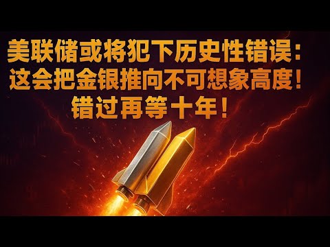 美联储政策风险解析：为何金银对错误决策极度敏感#黃金 #白銀 #投資策略 #避險資