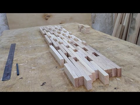 Console table project DIY / Консольный стол из обрезков своими руками