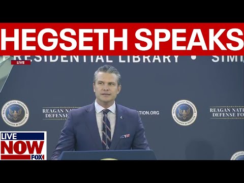 Hegseth delivers keynote address at Reagan National Forum