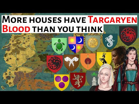 More House Have Targaryen Blood Than You Think. Sort Of. | House Of The Dragon History & Lore