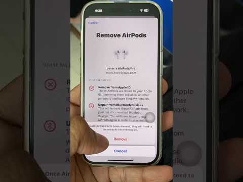 How to Reset AirPods from Previous Owner (iOS 18) #shortsvideo