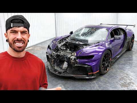 ATTEMPTING TO REBUILD A WRECKED BUGATTI CHIRON PURSPORT