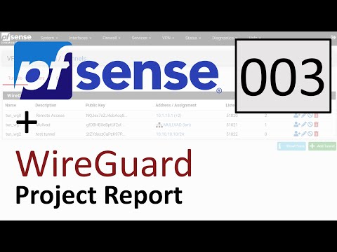 pfSense WireGuard Package - Project Report 003 (UPDATED)