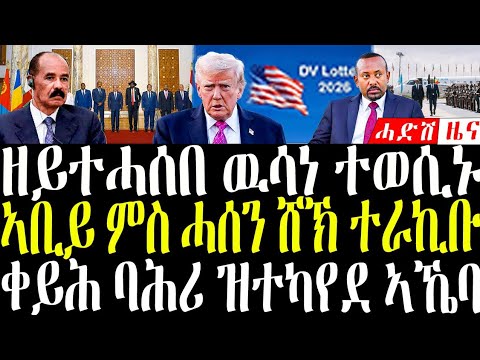 December 19, 2025 ዘይተሓሰበ ውሳነ / ኣቢይ ምስ መራሒ ሶማል /ቀይሕ ባሕሪ ዝተካየደ#breakingnewstigrinya #eritreanews 