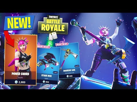 NEW UPDATE!! *LEGENDARY POWER CHORD SKIN* // 11,900+ KILLS // 639+ WINS (Fortnite Battle Royale)