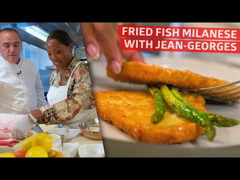 How Legendary Chef Jean-Georges Makes Fried Fish Milanese — Plateworthy with Nyesha Arrington