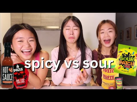 Eating The World's SPICIEST vs SOUREST FOODS