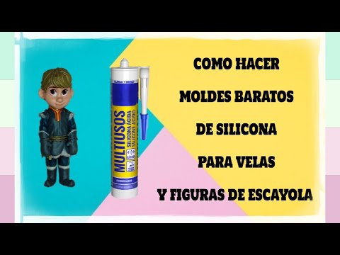 HOW TO MAKE SILICONE MOLDS AT HOME FOR DIY PLASTER FIGURES OR CANDLES