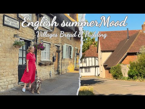 Summer In Charming Rural English Villages | Baking bread🍓Easy Berry Pudding