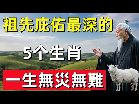 ⛩️☯🐉祖德最深、天佑一生的5個生肖｜福報綿延、平安順遂！#修行思維 #修行 #福報 #禪 #道德經 #覺醒 #開悟 #禅修⛩️☯🐉