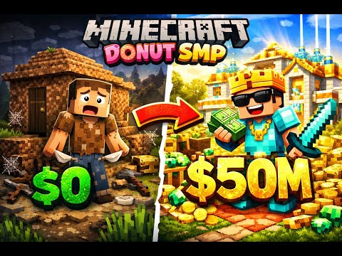 Von 0 Dollar zu 50M - Minecraft DonutSMP 2/4
