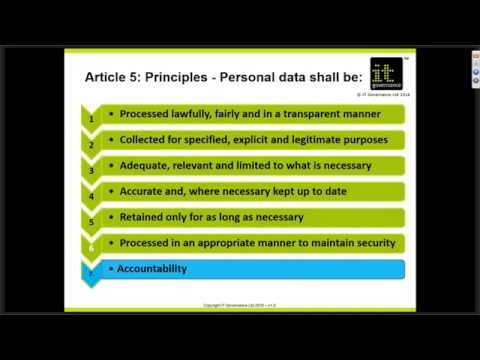 Webinar: Revising policies and procedures under the EU GDPR