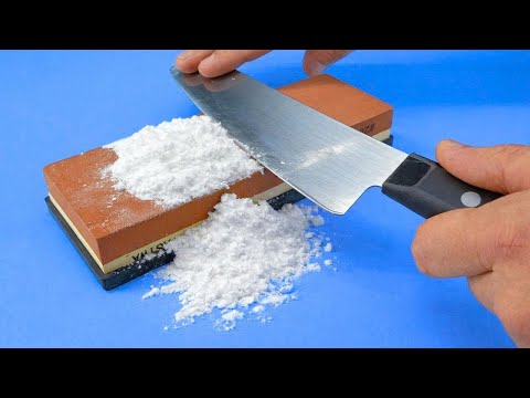 ๐ช A Blacksmithโs Secret! Sharpen Any Knife to Razor Sharp in Minutes