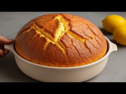 The famous Italian 5-minute cake that everyone is looking for! Grandma's lemon cake!