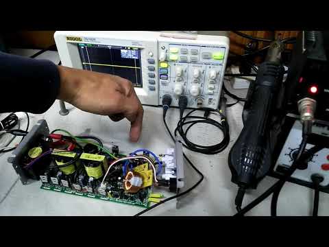 12V to 220V inverter repair, well explained with detailed waveforms.