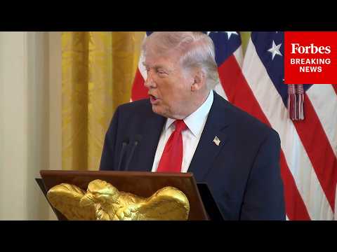 President Trump Holds Easter Lunch At The White House With Hours Until Iran Address