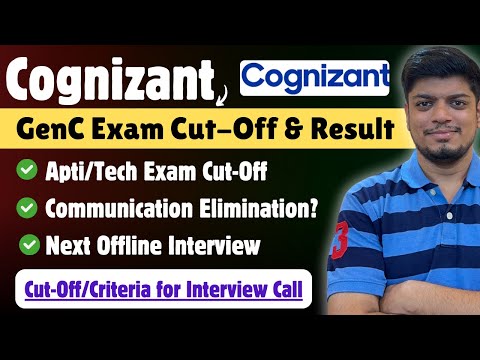 🔥Cognizant Exam Cut Off 2025 | Cognizant GenC Cut Off 2025 | Cognizant Exam Result 2025 | Interview