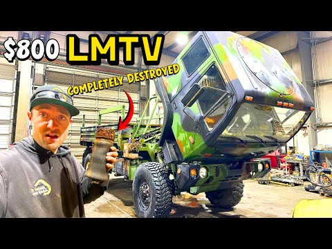 the REAL REASON THIS LMTV WAS ONLY $800.... WAY WORSE THAN I THOUGHT?!?!?!?