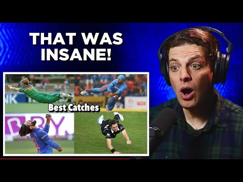 American Reacts to Top 10 Best Cricket Catches!
