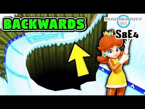 We Played BACKWARDS Tracks Online in Mario Kart Wii