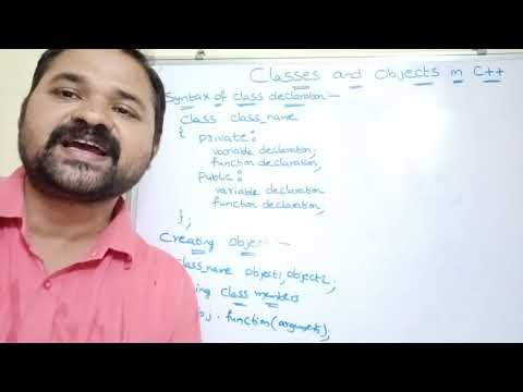 Class and Objects in C++ || Accessing Class Members || Class Declaration in C++ || Object Creation