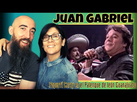 Juan Gabriel - Popurrí Caray en el Palenque de león Guanajuato (REACTION) with my wife