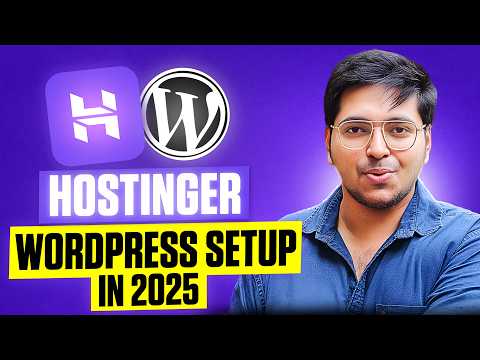 HOSTINGER WordPress Website Setup In 2025 | Create WordPress Blog Website  - Full Course In Hindi